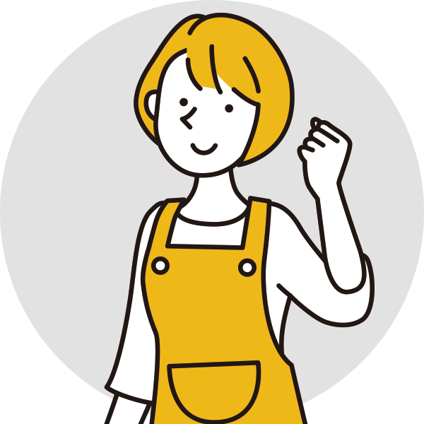 スキルが無くてもやる気に溢れる方のイラスト